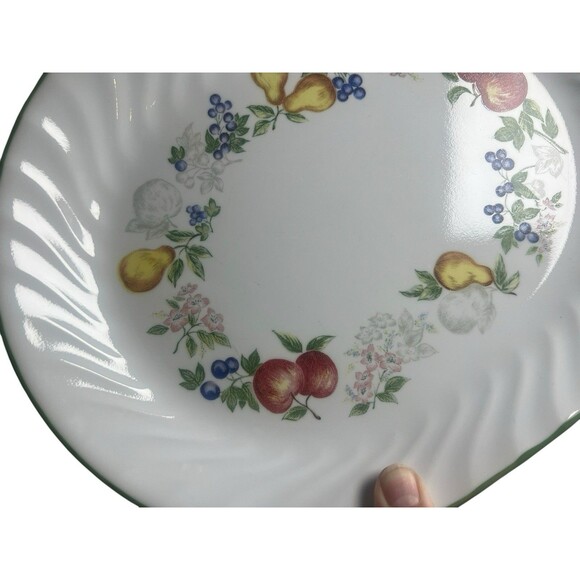 Corelle Swirl Apple Pear Fruit CHUTNEY 12 1/4" x 10" Oblong/Oval Serving Platter - Picture 5 of 9